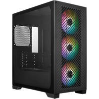 Cooler Master Elite 301 - Minitorre Micro-ATX/ITX con 3 Ventiladores de Entrada 120mm, Compatible con Radiador hasta 280mm y GPU hasta 365mm