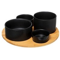 Juego de Aperitivos de 5 piezas de bambú