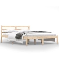 Vidaxl Estructura de cama doble sin colchón 135x190 cm