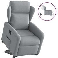 Vidaxl Sillón Reclinable Elevable De Tela
