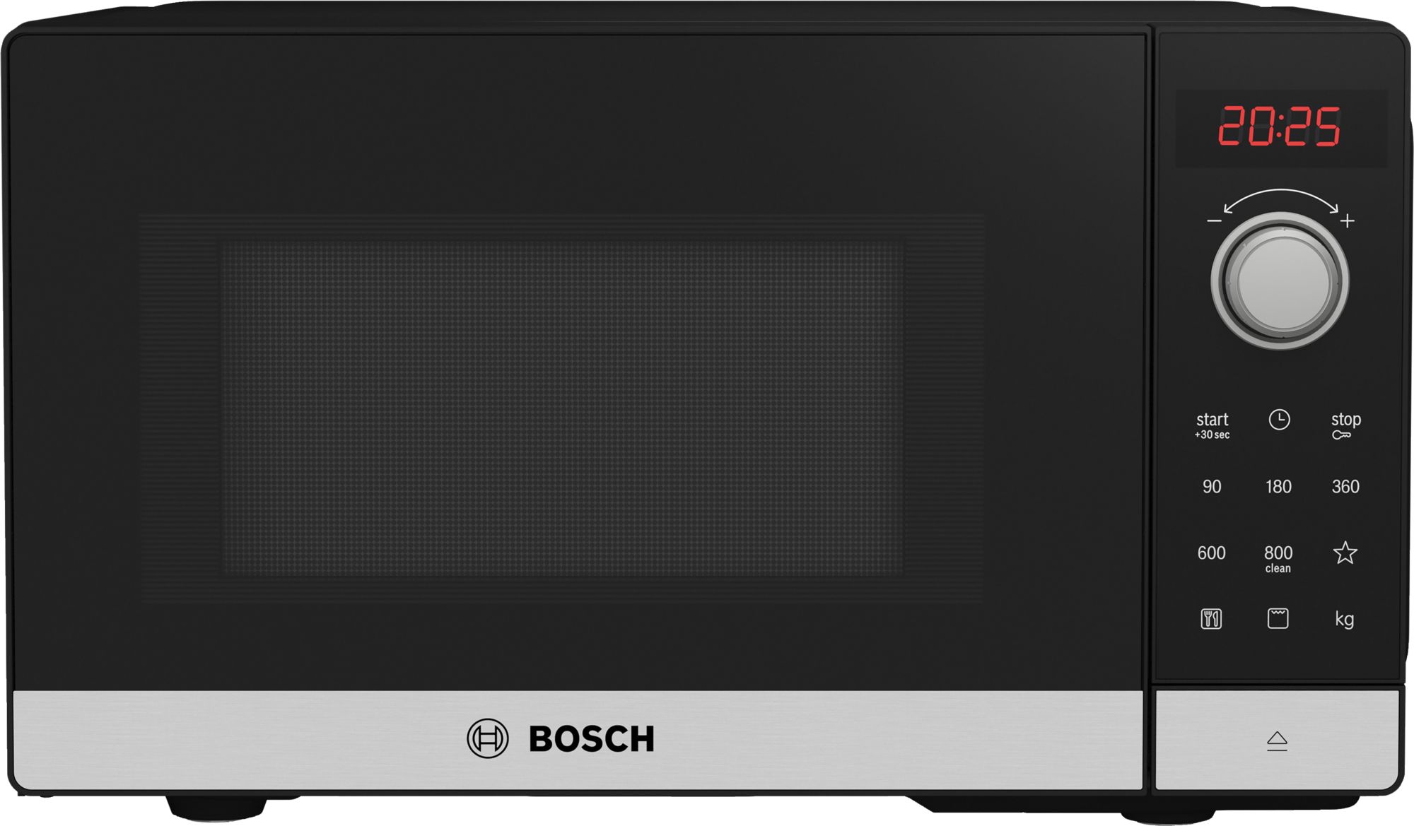 Bosch Serie 2 Microondas libre instalación 44x26 cm Acero inoxidable FEL023MS2