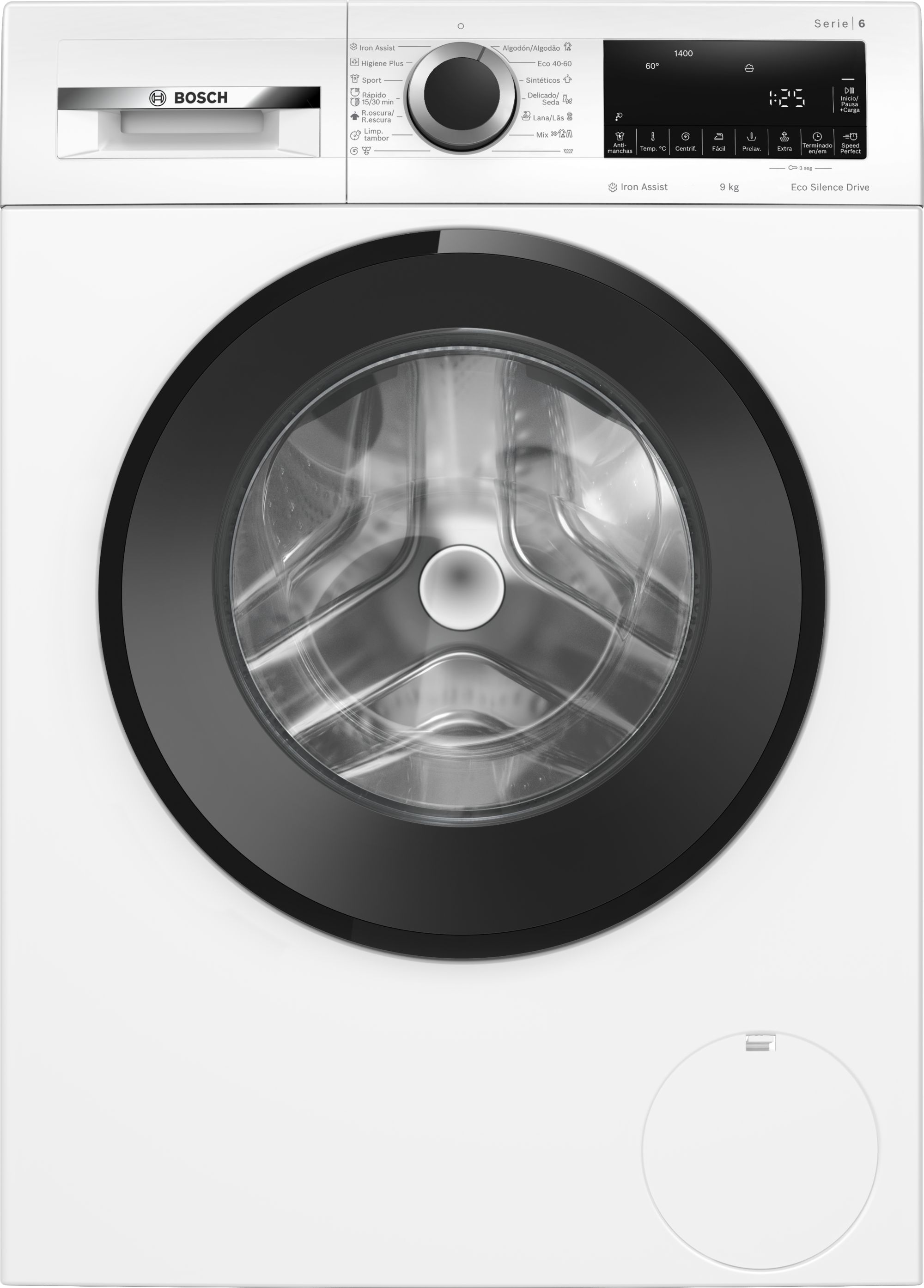 Bosch Serie 6 Lavadora de carga frontal 9 kg 1400 r.p.m. WGG244Z0ES