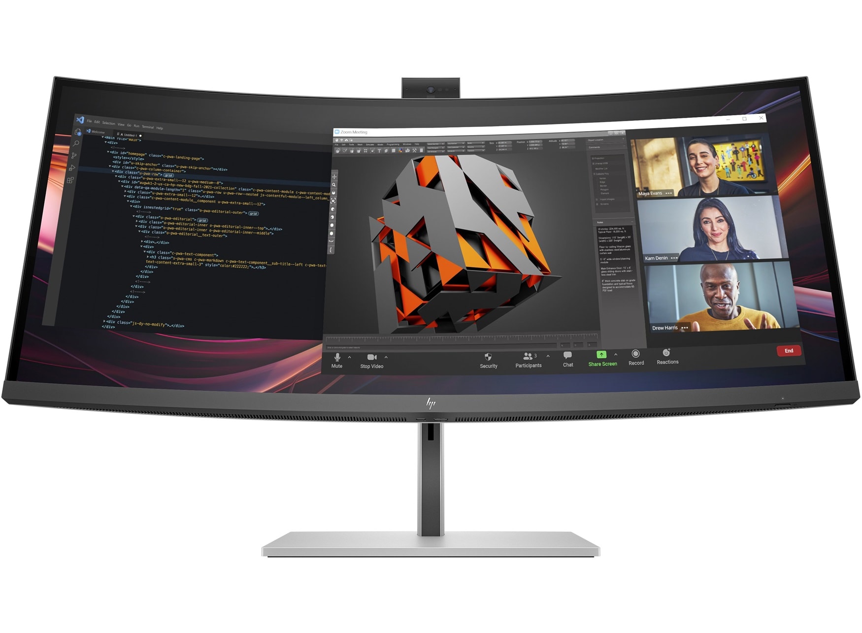 Monitor HP Serie 7 734pm 34" WQHD IPS 120Hz