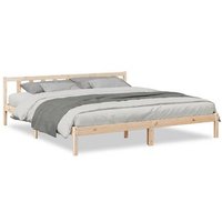 Cama Extralarga Madera Maciza de Pino 200x220 cm Vidaxl