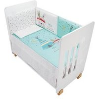 Juego de 3 piezas para cuna 60x120 – edredón, protector de cama y almohada – Interbaby