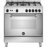 Bertazzoni La Germania Americana AMN855GXV/24 Cocina Independiente Eléctrico con Encimera de Gas Acero Inoxidable