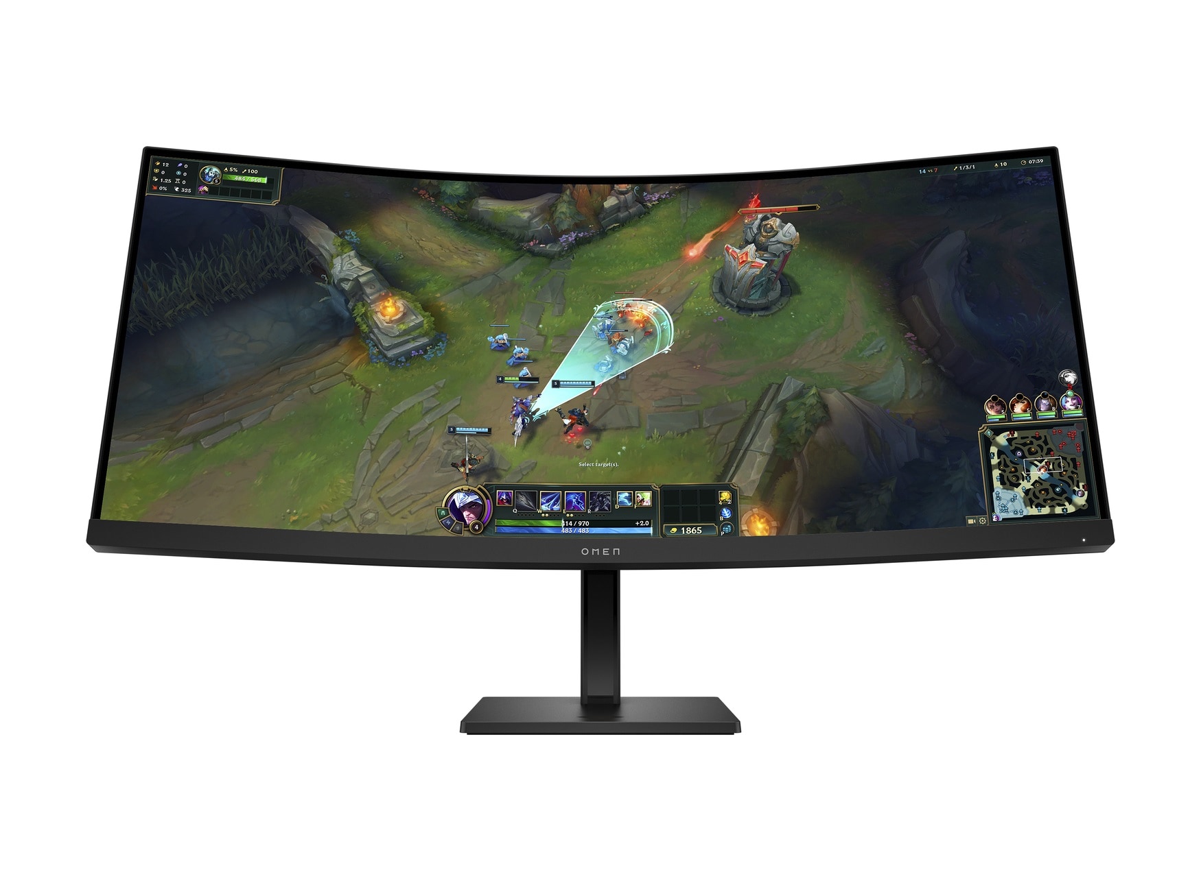 Monitor curvo OMEN 34c G2 34" WQHD 180Hz