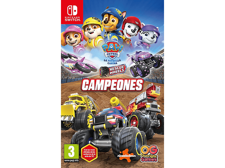 Paw Patrol La Patrulla Canina Rescue Wheels Campeones