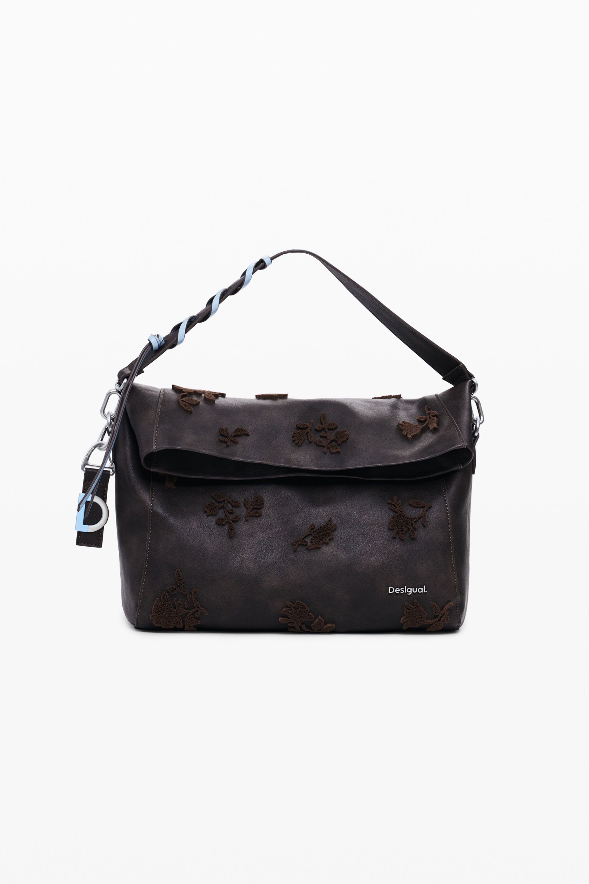 Bolso Convertible Desigual con Detalles Folcados para Hombre
