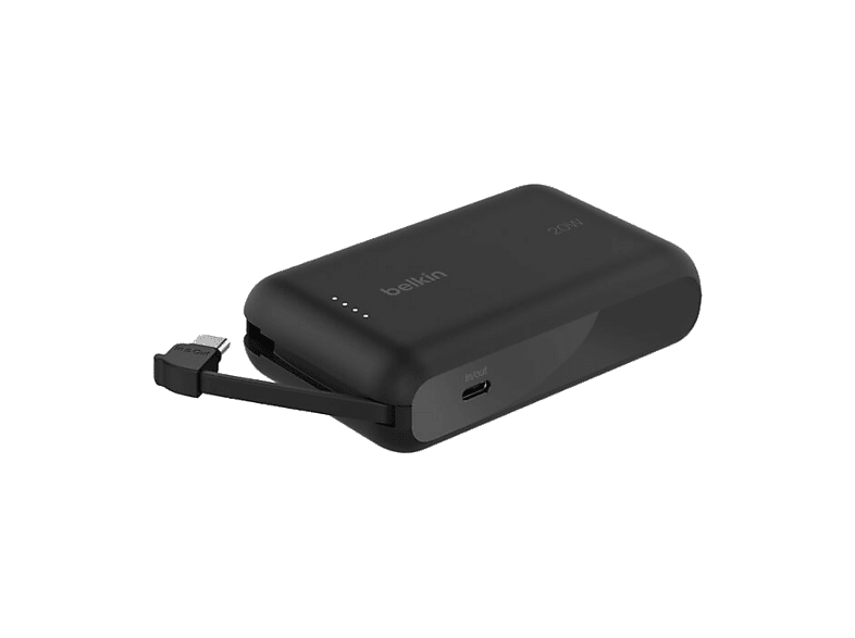 Belkin BPB021hqBK Powerbank 10000 mAh 20W con USB‑C y cable integrado