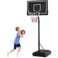 Canasta de Baloncesto Exterior Ajustable 3 Niveles 2.1-2.6 m – Costway