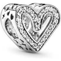 Charm Pandora Plata Filigrana Corazón Brillante (MPN 798692c01)