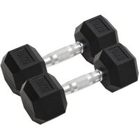 Mancuernas de Hierro Fundido 16 Kg (2 Unidades) Vidaxl