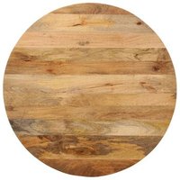 Tablero de mesa redondo de madera maciza de mango Ø 90x2,5 cm Vidaxl