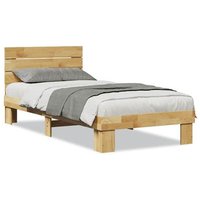 Estructura de cama con cabecero 100x200 cm Vidaxl