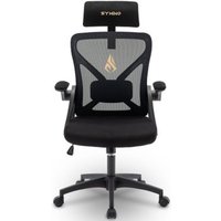 Asientos de alta densidad de diseño ergonómico Symino Bgy con reposabrazos ajustables y interior Alcantara