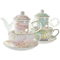 Tetera Dkd Home Decor Cristal Porcelana 250 ml