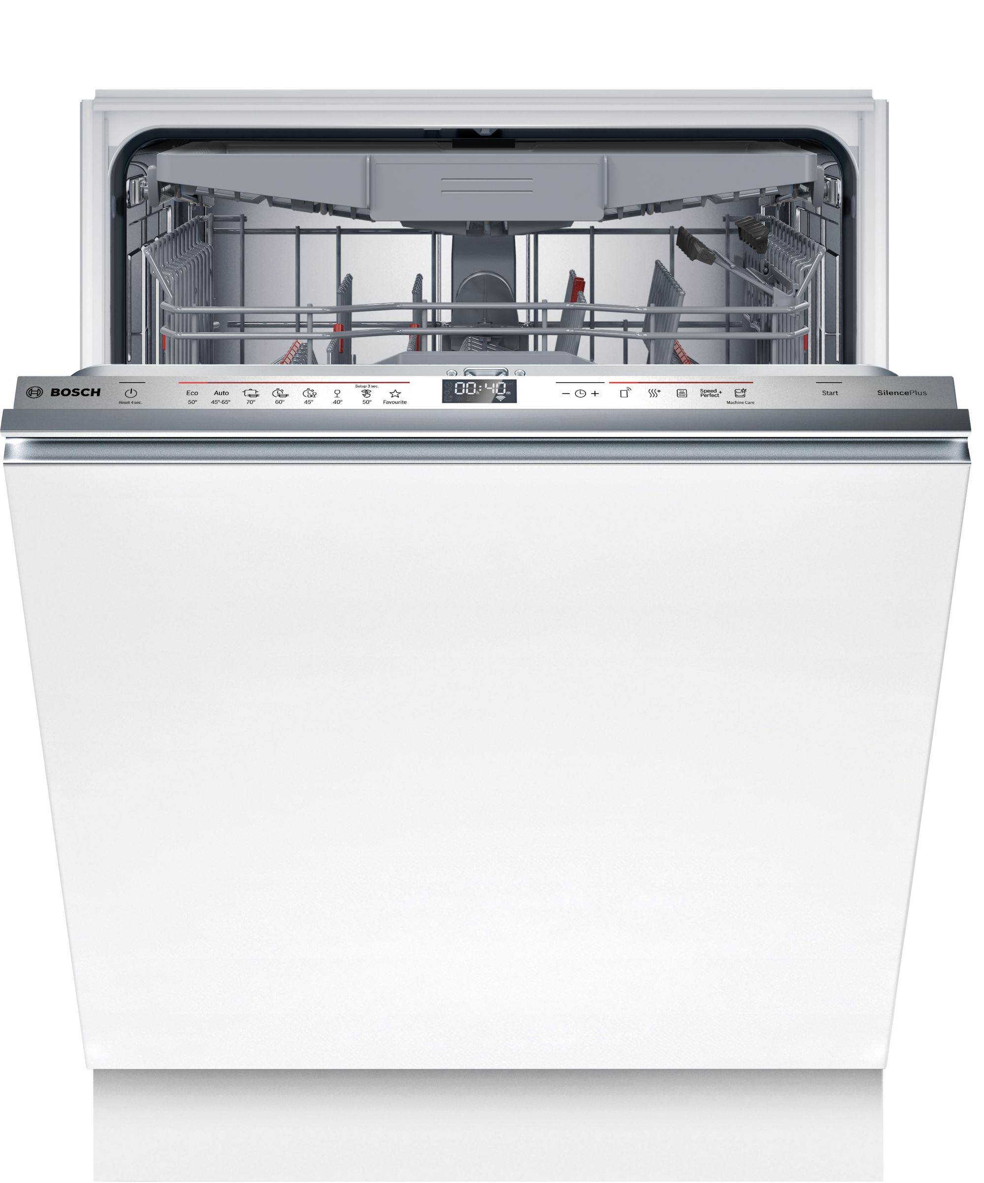 Bosch Serie 6 Lavavajillas totalmente integrable 60 cm Puerta deslizante SMT6ECX12E