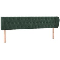 Cabecero De Terciopelo 203x23x78/88 Cm Vidaxl