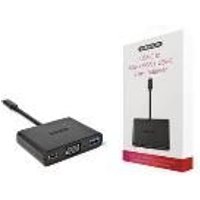 Adaptador USB-C a USB-A y VGA