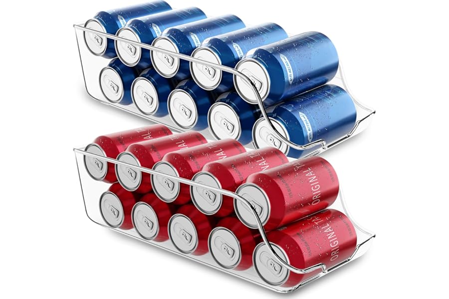 KICHLY Organizador Nevera Latas Pack de 2