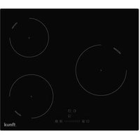 Placa de Inducción Kunft Kih9066 6200W 3 Fuegos 9 Potencias 50 cm