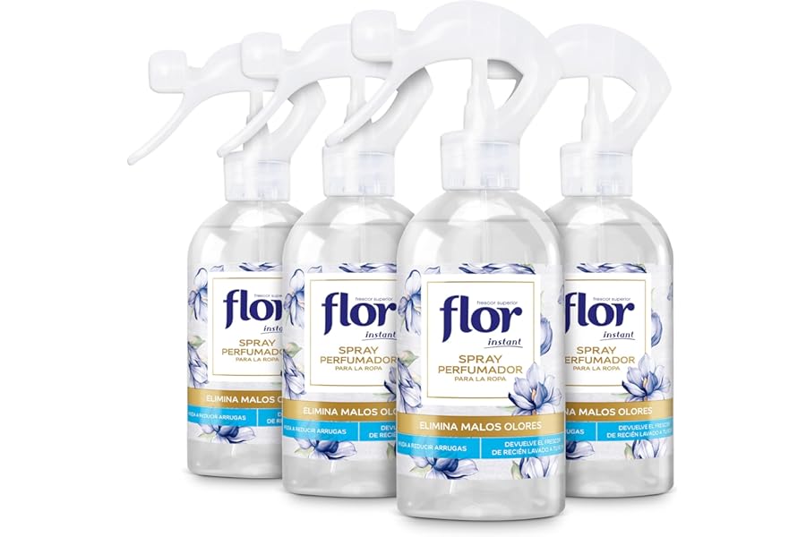 Perfume Instant Flor para Ropa Pack 4