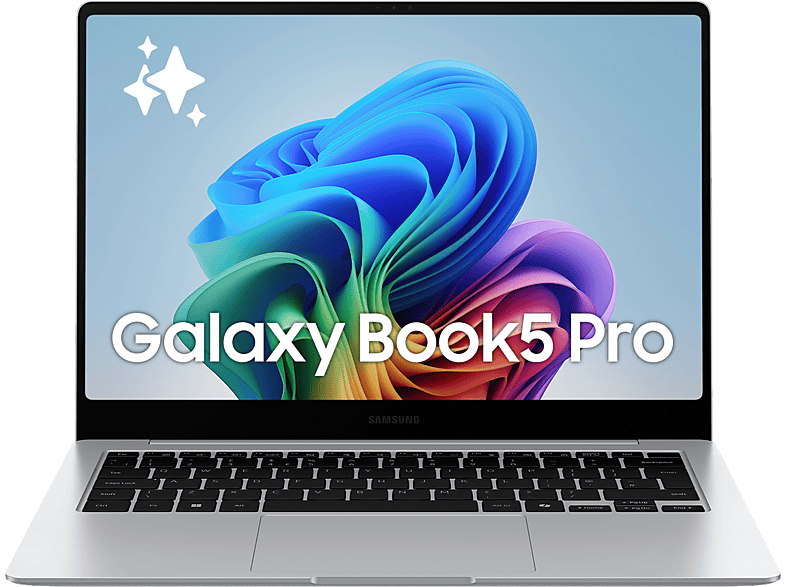 Samsung Galaxy Book5 Pro Copilot+ 16GB RAM 512GB SSD 14" WQXGA+ Táctil Intel Evo Core Ultra 5 226V 40 TOPS