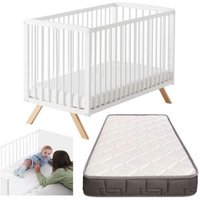 Cuna Colecho Nuru con Kit y Colchón Hr