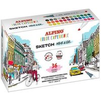 Set de Rotuladores Alpino Sketch Marker Doble Punta (4 Unidades)