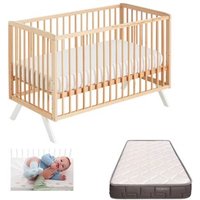 Cuna Colecho Koala con Kit y Colchón Hr