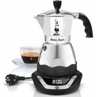 Bialetti Cafetera Eléctrica Italiana 3 Tazas Acero Inoxidable 0006092