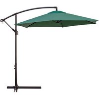 Sombrilla Excéntrica con Manivela y Ventana de Ventilación de Aluminio Ø 270