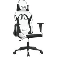 Silla Gaming De Masaje Cuero Sintético Vidaxl