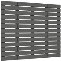 Cabecero de Cama de Pared Madera Maciza Pino 106x3x91,5cm