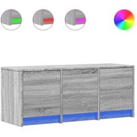 Mueble de TV con LED de madera Ingeniería Sonoma 97x34x40 cm Vidaxl