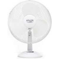 Ventilador de Mesa Adler Ad7304 40 cm, 3 Velocidades, Oscilante, Ajustable, Silencioso