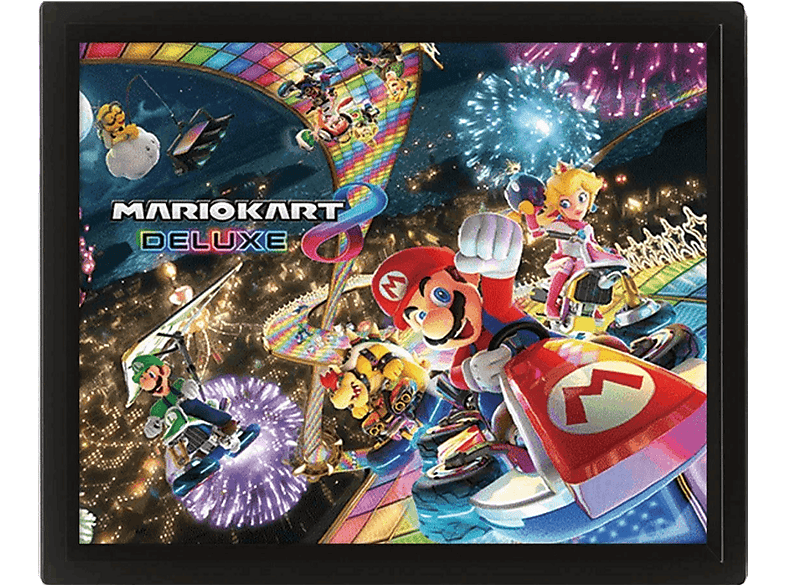 Póster 3D Pyramid International Super Mario: Mario Kart 8 Deluxe