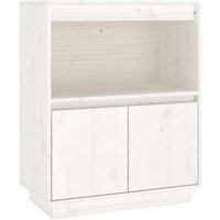 Aparador de Madera Maciza de Pino 60x34x75 cm