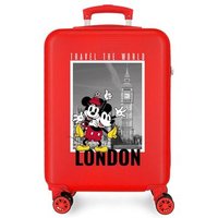 Maleta de Cabina Rígida Mickey & Minnie Londres 55 cm