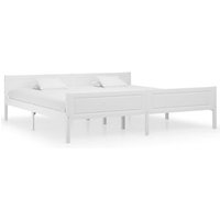 Estructura de Cama sin Colchón Madera de Pino 200x200 cm Vidaxl