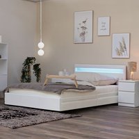 Set Cama LED + Colchón Home Deluxe Nube 180x200x85 cm
