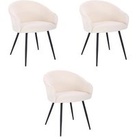 Pack Silla Comedor 3 Uds. Home Deluxe 60x60x77 cm