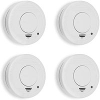 Set de 4 Detectores de Humo Smartwares 10x10x3,5 cm