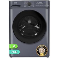Lavadora Chiq 7 Kg Inverter 1200 rpm Eficiencia A Vapor y Lavado Rápido 15 Programas