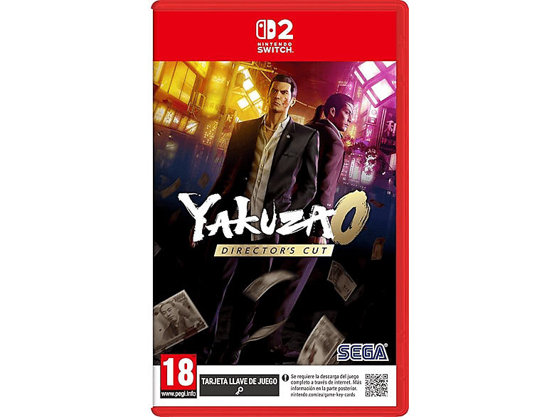 Nintendo Switch 2 – Yakuza 0 Director's Cut (Código de descarga)