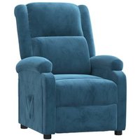 Vidaxl Sillón reclinable de terciopelo