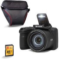 Kodak Pixpro AZ405 Bridge 20MP, Zoom X40, 24mm, Full HD 1080p, OIS, LCD 3” con funda + SDHC 32GB