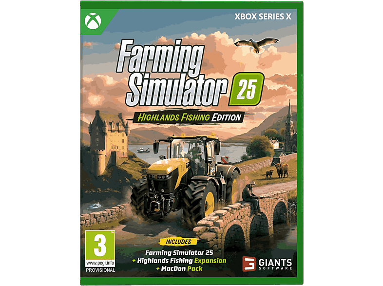 Xbox Series X 512 GB, 16 GB RAM + Farming Simulator 25: Highlands Fishing Edition