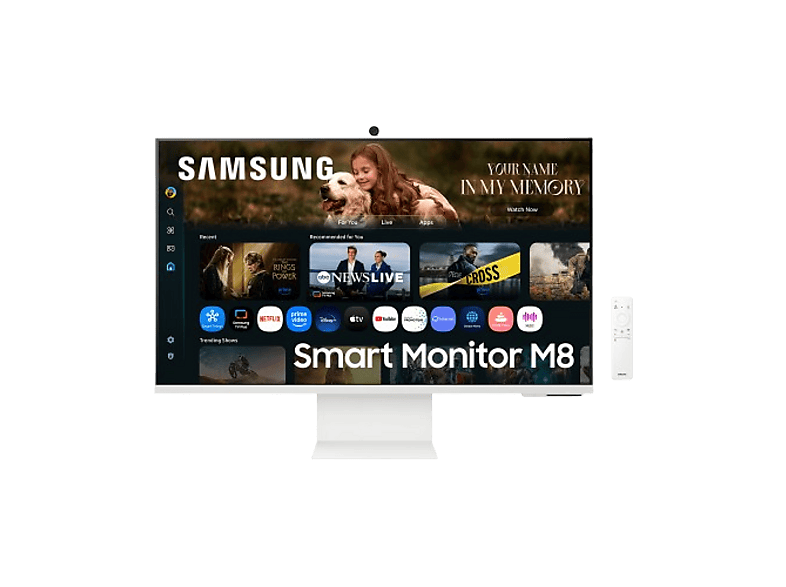 Monitor Samsung SMART M80F LS32FM801UUXEN 32" UHD 4K 60 Hz 4 ms VA Altura Ajustable